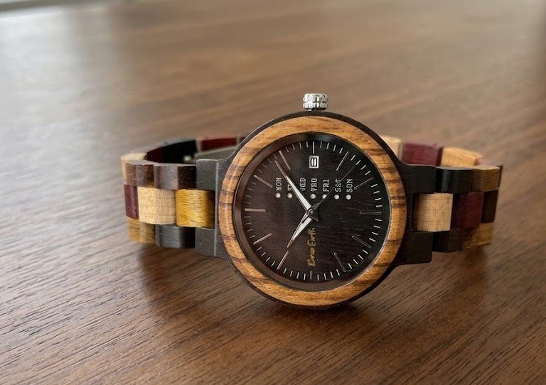 The Multi-wood Karoo Earth Chronograph Ladies Wooden Watch - Karoo Earth