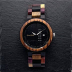 The Multi - wood Karoo Earth Chronograph Wooden Watch - Karoo Earth