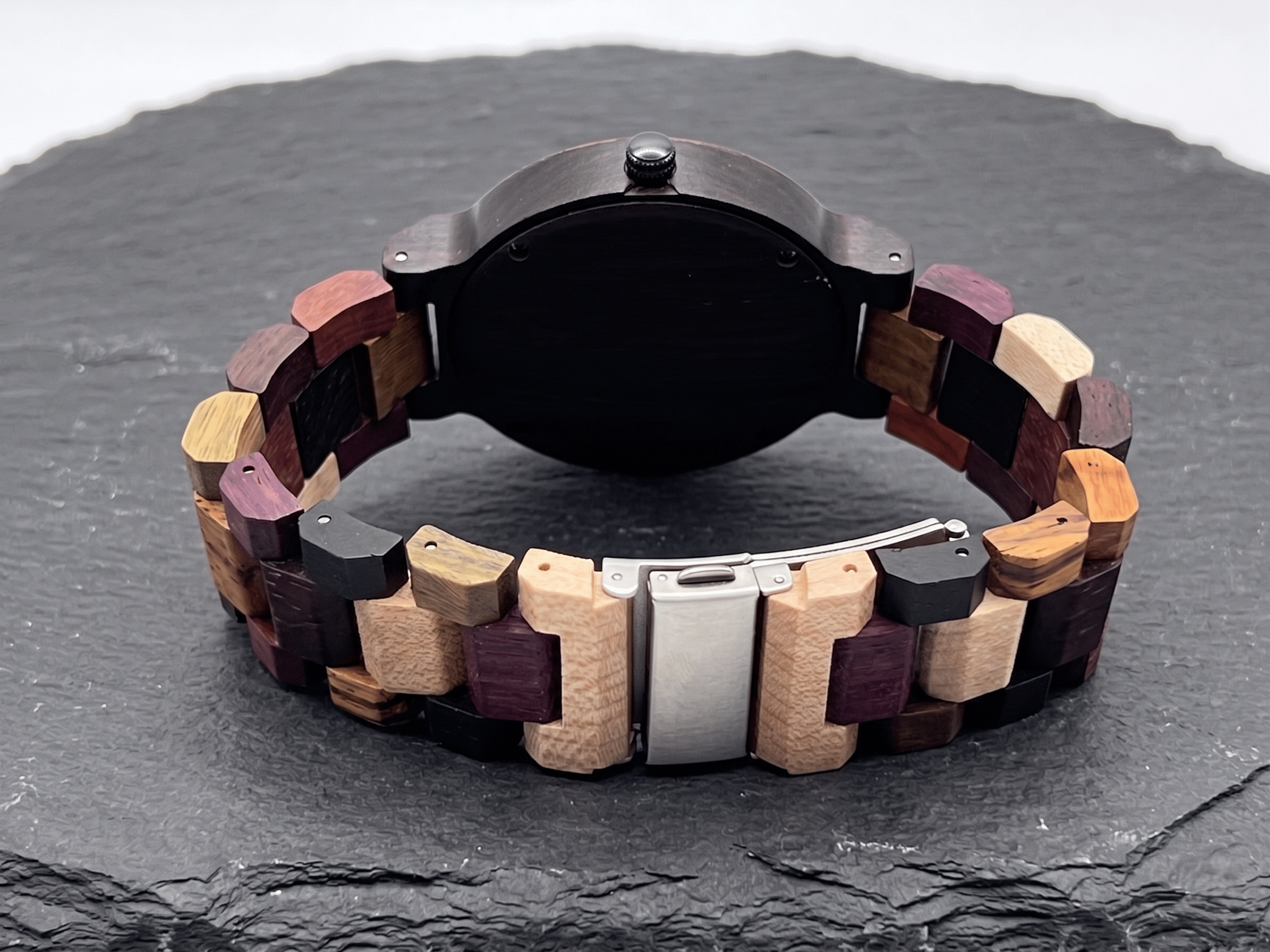 The Multi - wood, Maple face Karoo Earth Chronograph Wooden Watch - Karoo Earth