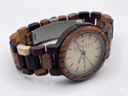 The Multi - wood, Maple face Karoo Earth Chronograph Wooden Watch - Karoo Earth
