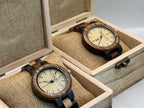 The Multi-wood Maple face Karoo Earth Ladies Chronograph Wooden Watch - Karoo Earth