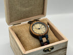 The Multi-wood Maple face Karoo Earth Ladies Chronograph Wooden Watch - Karoo Earth