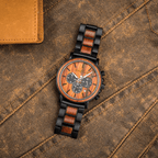 The Red Sandalwood Karoo Earth Chronograph Wooden Watch - Karoo Earth