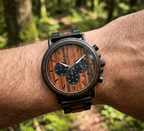 The Rosewood Karoo Earth Chronograph Wooden Watch - Karoo Earth