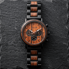 The Rosewood Karoo Earth Chronograph Wooden Watch - Karoo Earth