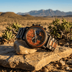 The Rosewood Karoo Earth Chronograph Wooden Watch - Karoo Earth