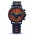 The Rosewood Karoo Earth Chronograph Wooden Watch - Karoo Earth