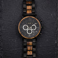 The Slate and Tigerwood Karoo Earth Chronograph Wooden Watch - Karoo Earth