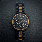 The Slate and Tigerwood Karoo Earth Chronograph Wooden Watch - Karoo Earth