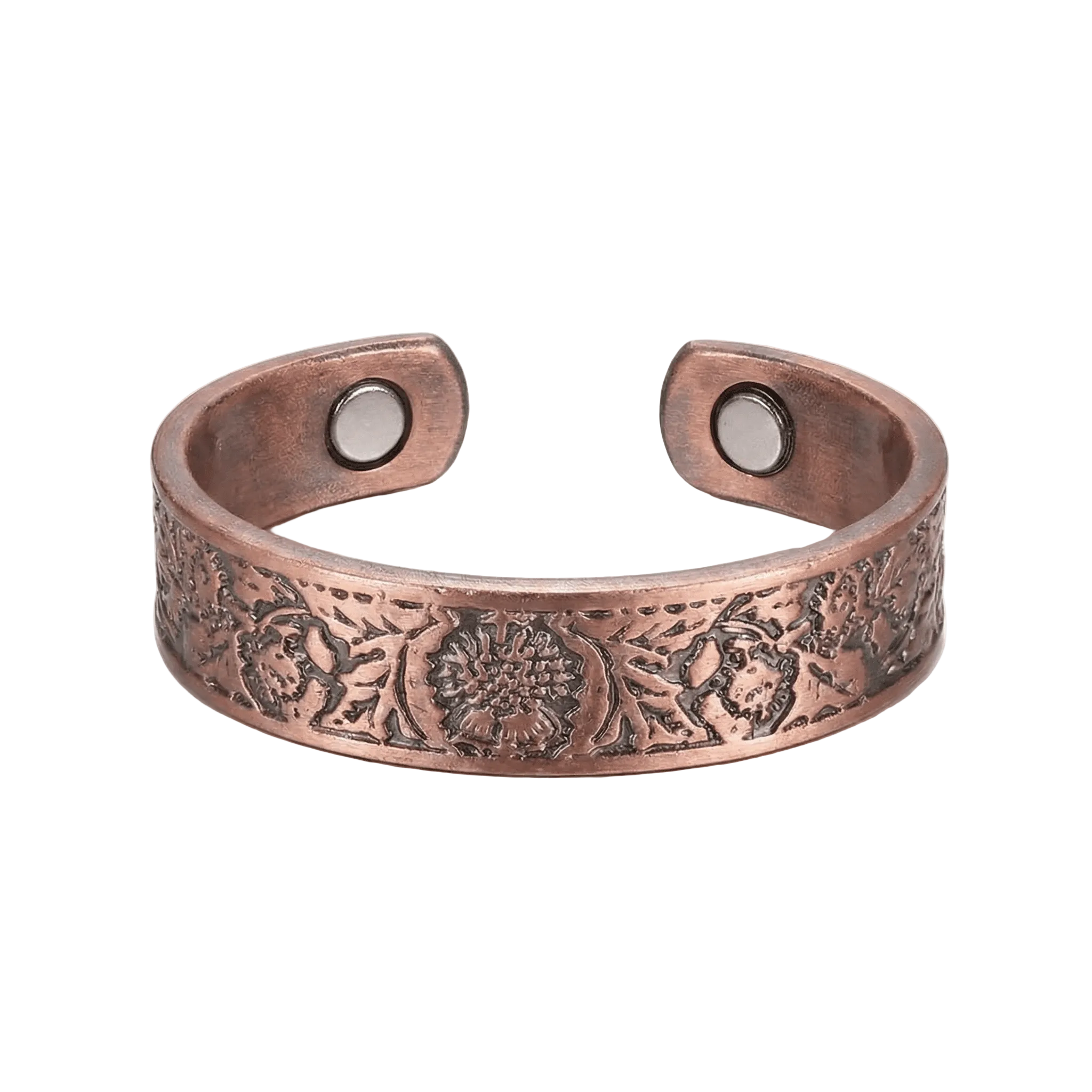 Thistle Copper Magnetic Ring - Karoo Earth