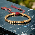 Tibetan Buddhist Copper Beads Bracelet - Karoo Earth