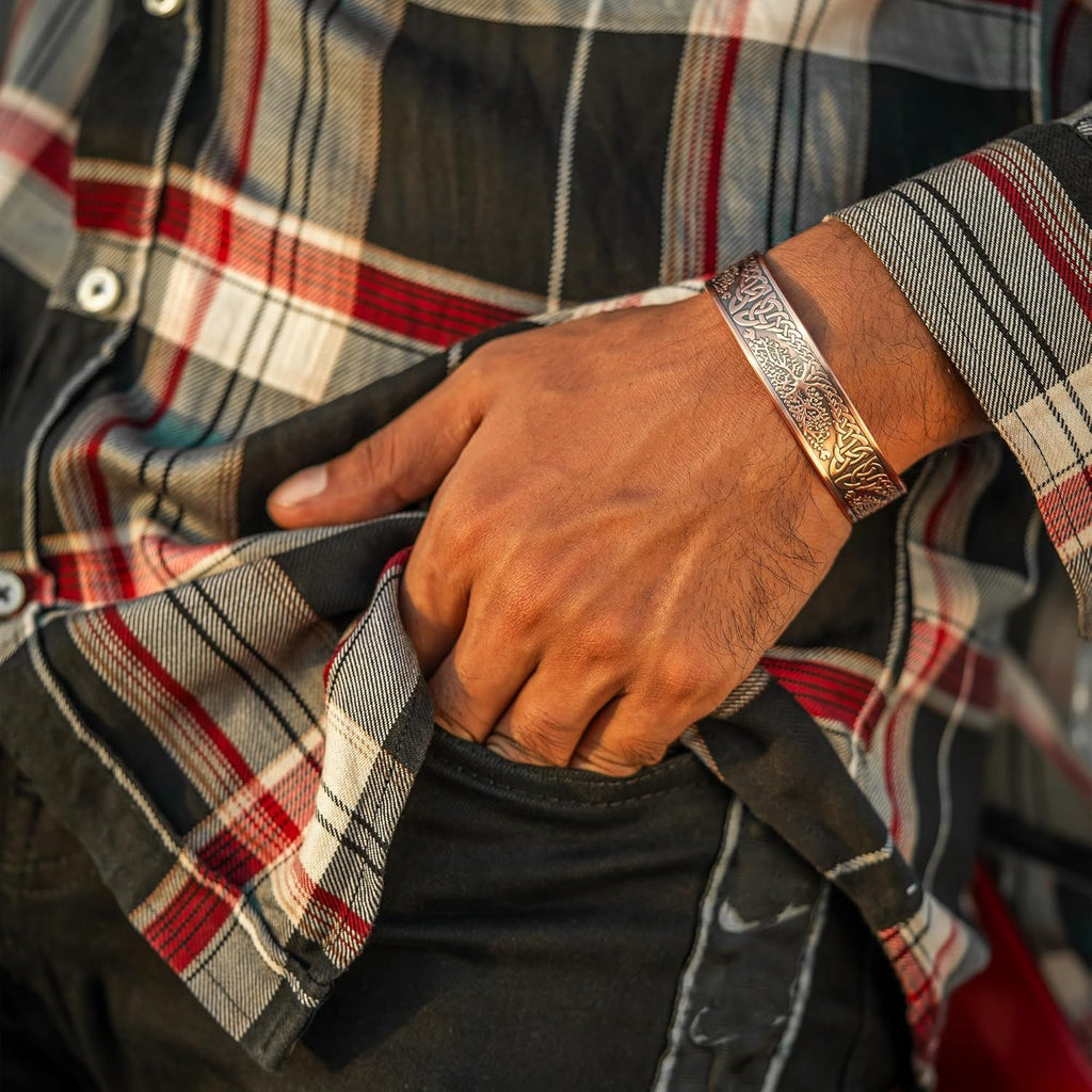 Tree of Life Copper Bracelet - Karoo Earth