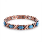 Turquoise Copper Magnetic Bracelet - Karoo Earth