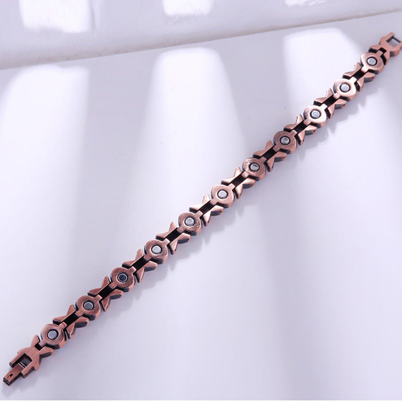 Turquoise Copper Magnetic Bracelet with Resizing Tool - Karoo Earth