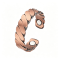 Twisted Copper Magnetic Ring - Karoo Earth