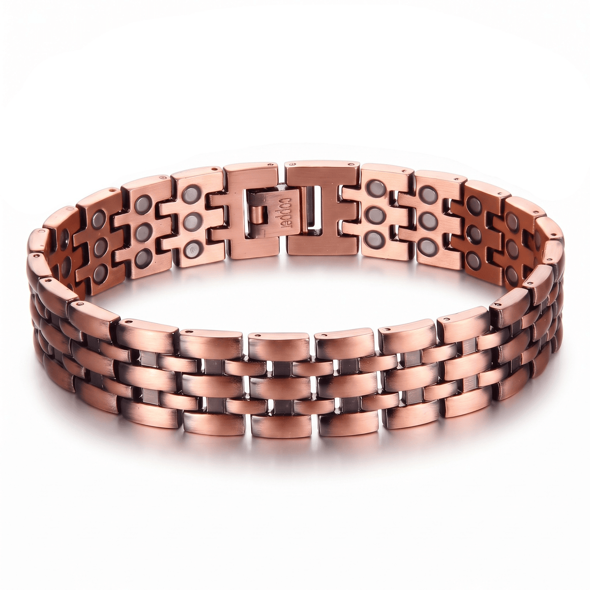 Ultra Strength 63 magnets inter-Linked Pure Copper Bracelet - Karoo Earth