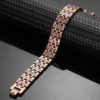 Ultra Strength 63 magnets inter-Linked Pure Copper Bracelet - Karoo Earth