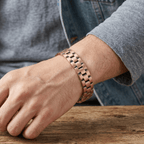 Ultra Strength 63 magnets inter - Linked Pure Copper Bracelet - Karoo Earth
