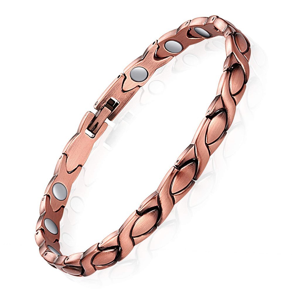 Ultra Strength Cross Link Copper Magnetic Therapy Anklet - Karoo Earth