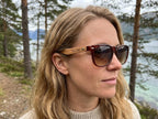 Unisex Walnut Wood Sunglasses UV400 - Brown - Karoo Earth