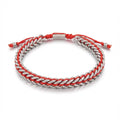 Red Rope Weave Franco Chain Bracelet