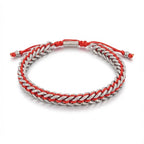 Red Rope Weave Franco Chain Bracelet