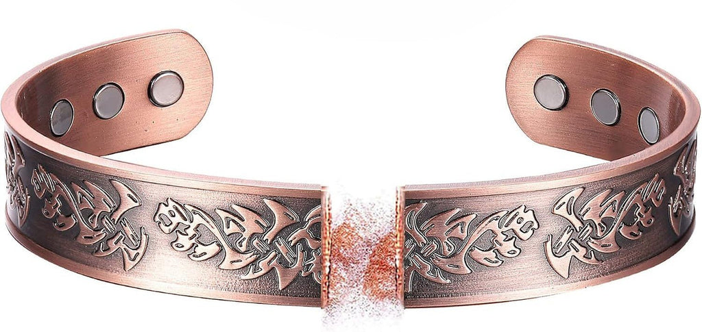 Viking Skull Pure Copper Bracelet - Karoo Earth